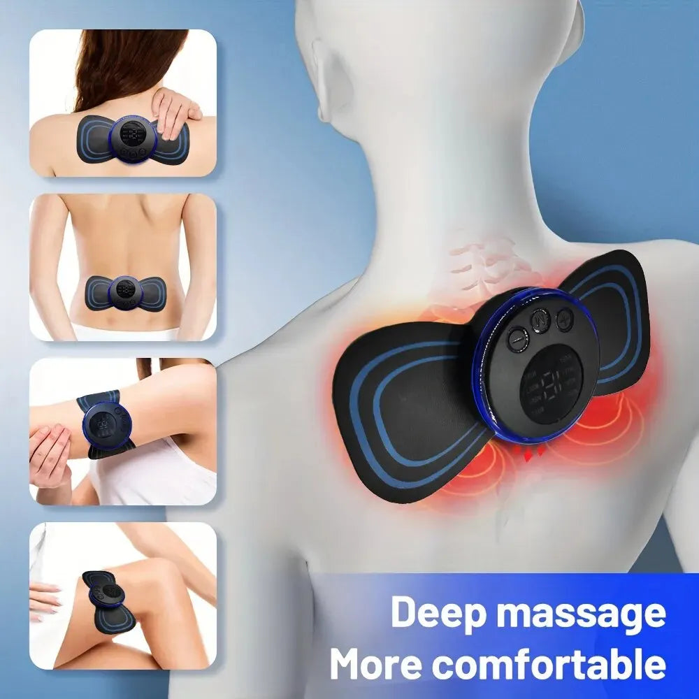 Rechargeable Neck Massager With EMS And Remote Control