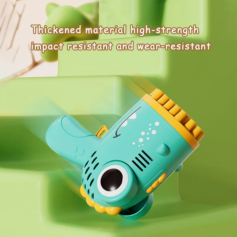Dinosaur Bubble Gun Handheld Bubble Machine For Outdoor Parties