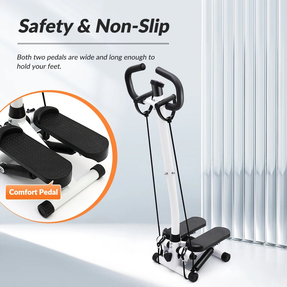 Exercise Stepper Machine With LCD Monitor For Home Gym