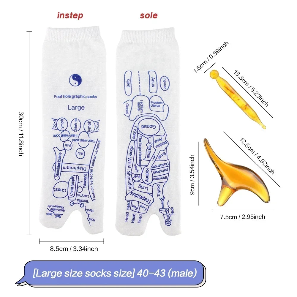Acupressure Foot Massage Socks For Relieving Tired Feet
