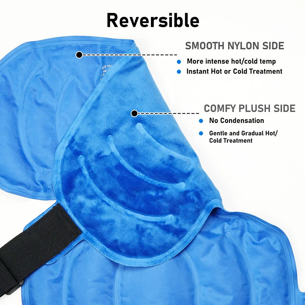 Shoulder Ice Pack Wrap for Hot Cold Therapy Relief