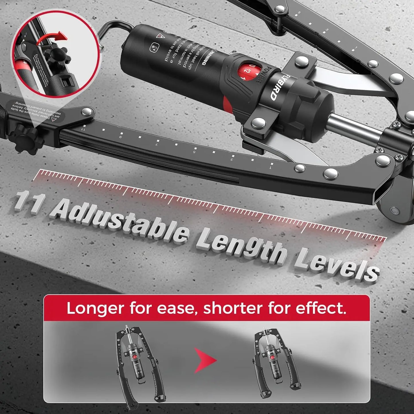 FED Fitness 3-In-1 Arm Trainer With Ab Roller Hydraulic Resistance
