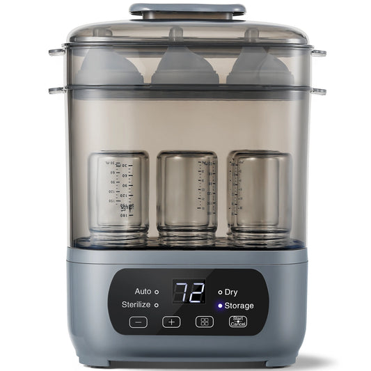 4-in-1 Baby Bottle Sterilizer And Dryer With 72-Hour Storage