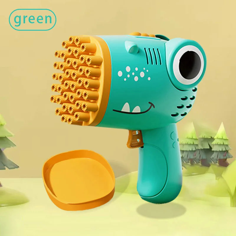 Dinosaur Bubble Gun Handheld Bubble Machine For Outdoor Parties