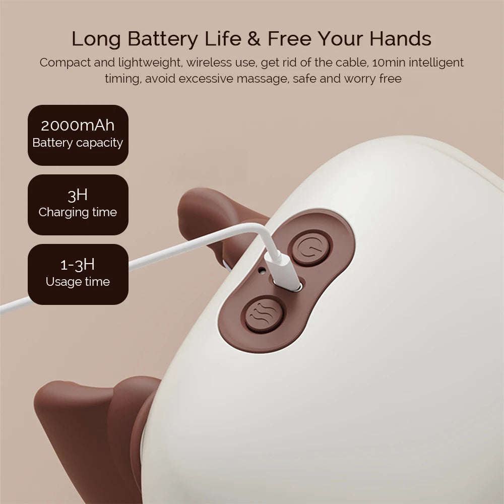 Iebilif Neck And Shoulder Massager Shiatsu Kneading Shawl