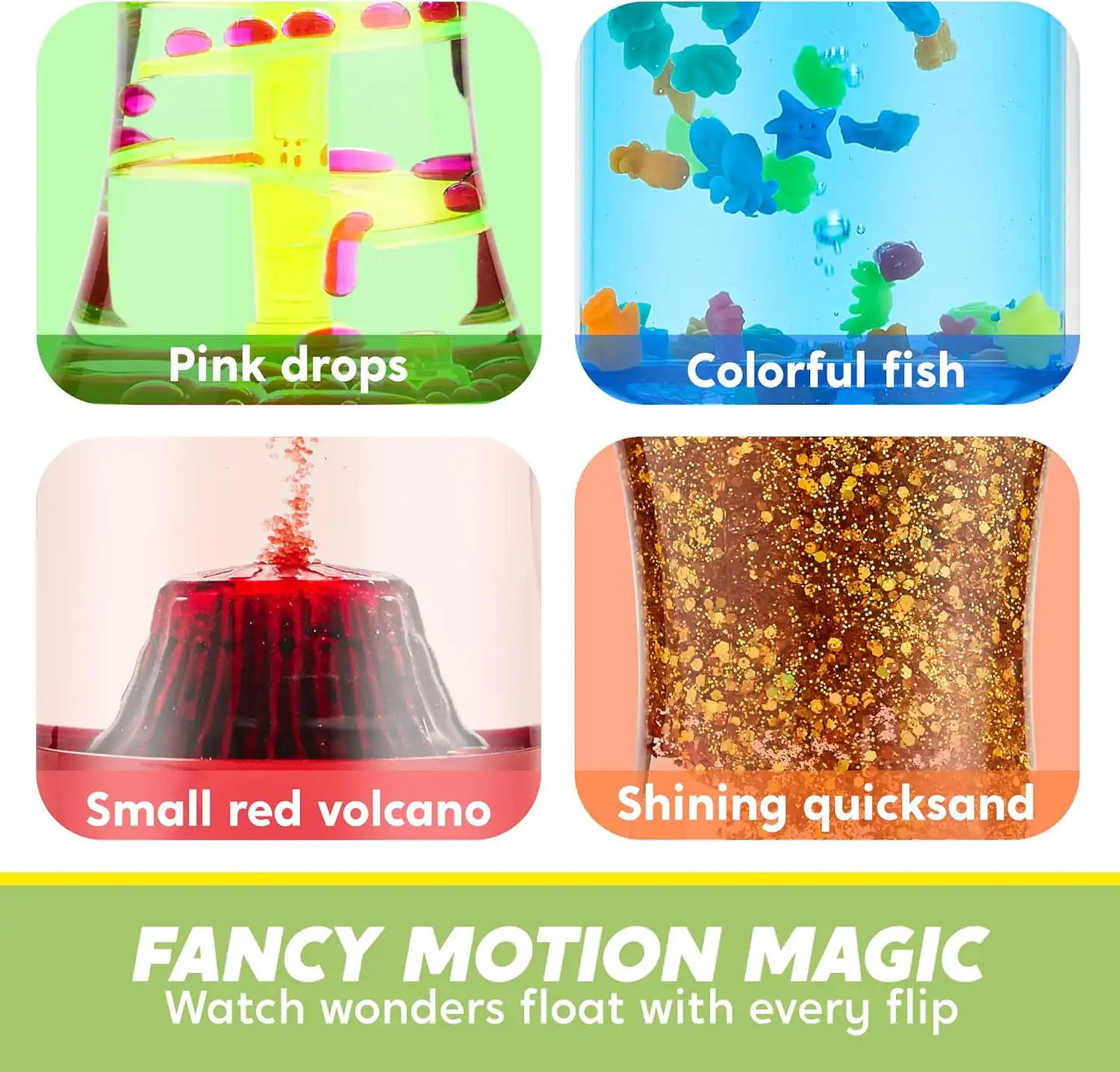 Joyfy Sensory Fidget Tubes Pack for Autism and Speech Therapy