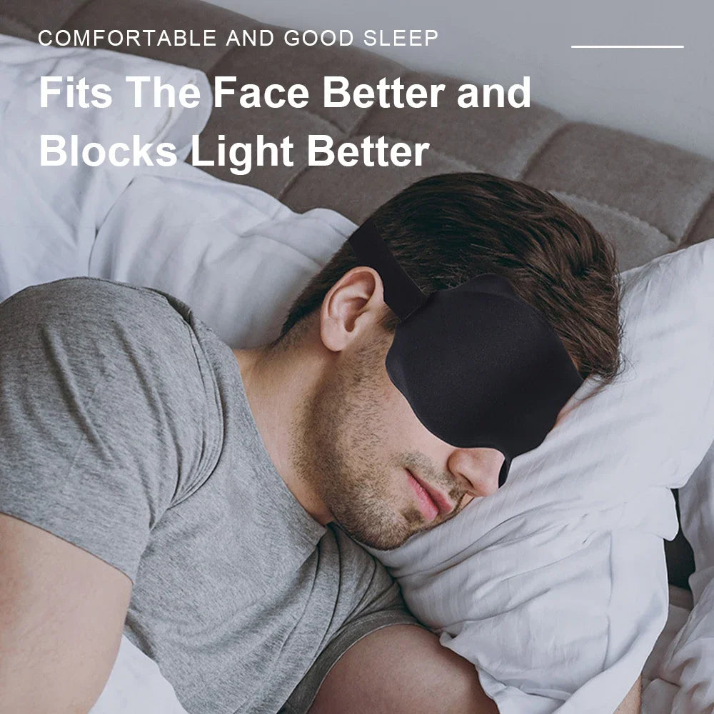 3D Soft Padded Sleeping Mask for Deep Sleep and Relaxation