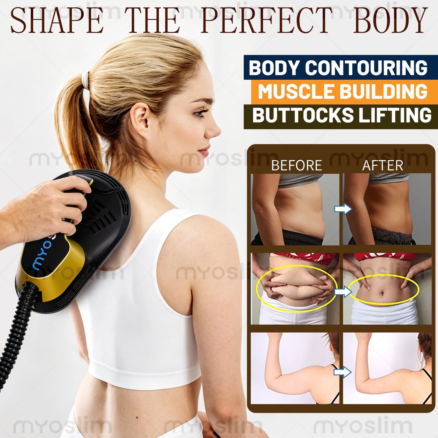 MYOSLIM EMS Neo RF Body Sculpting Machine For Fat Burning