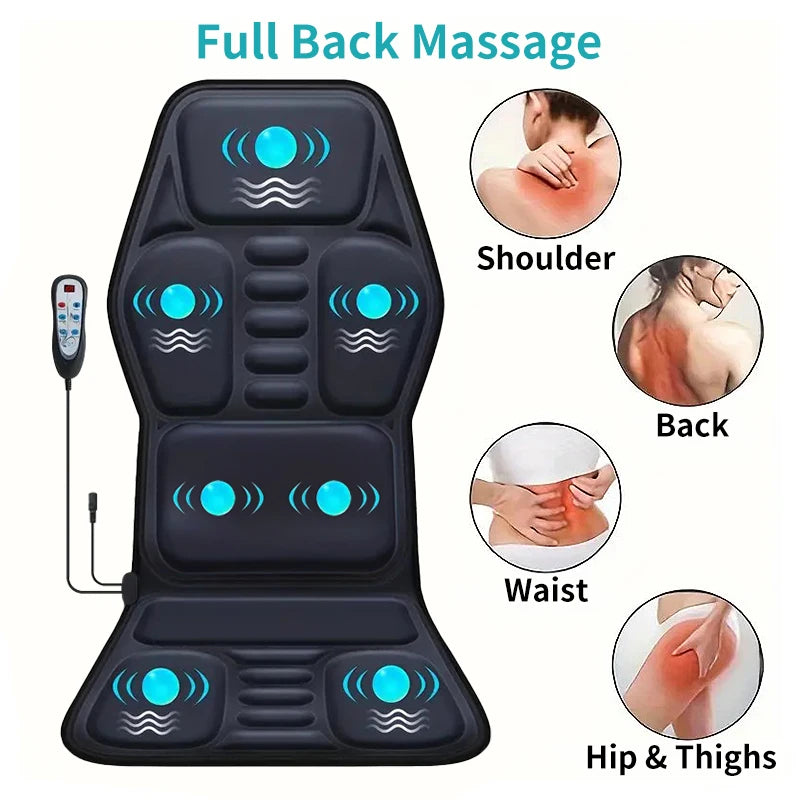 HIMOUTA Electric Back Massager With Heat And Vibration