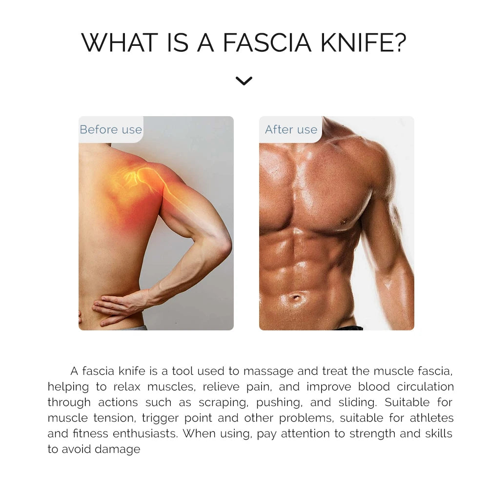 Iebilif Electric Fascia Scraper Massager With Micro Current 10500RPM