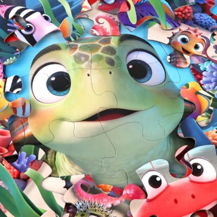 Sea Turtle Jumbo Floor Puzzle 48-Piece Animal Jigsaw for Toddlers