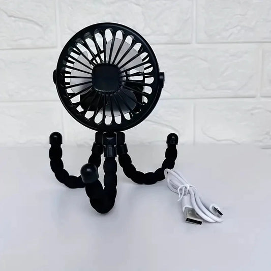 Baby Stroller Fan Handheld USB Rechargeable Bladeless