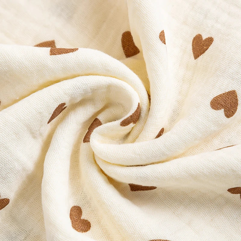 OIMG Baby Receive Blanket Cotton Muslin Swaddle For Newborn