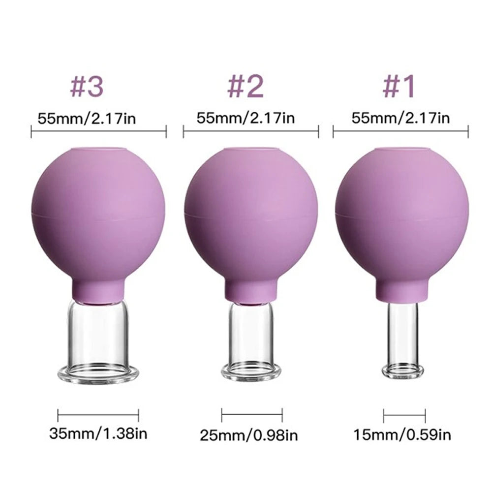Mokarle Rubber Cupping Face Massager Vacuum Eye Lifting Tool