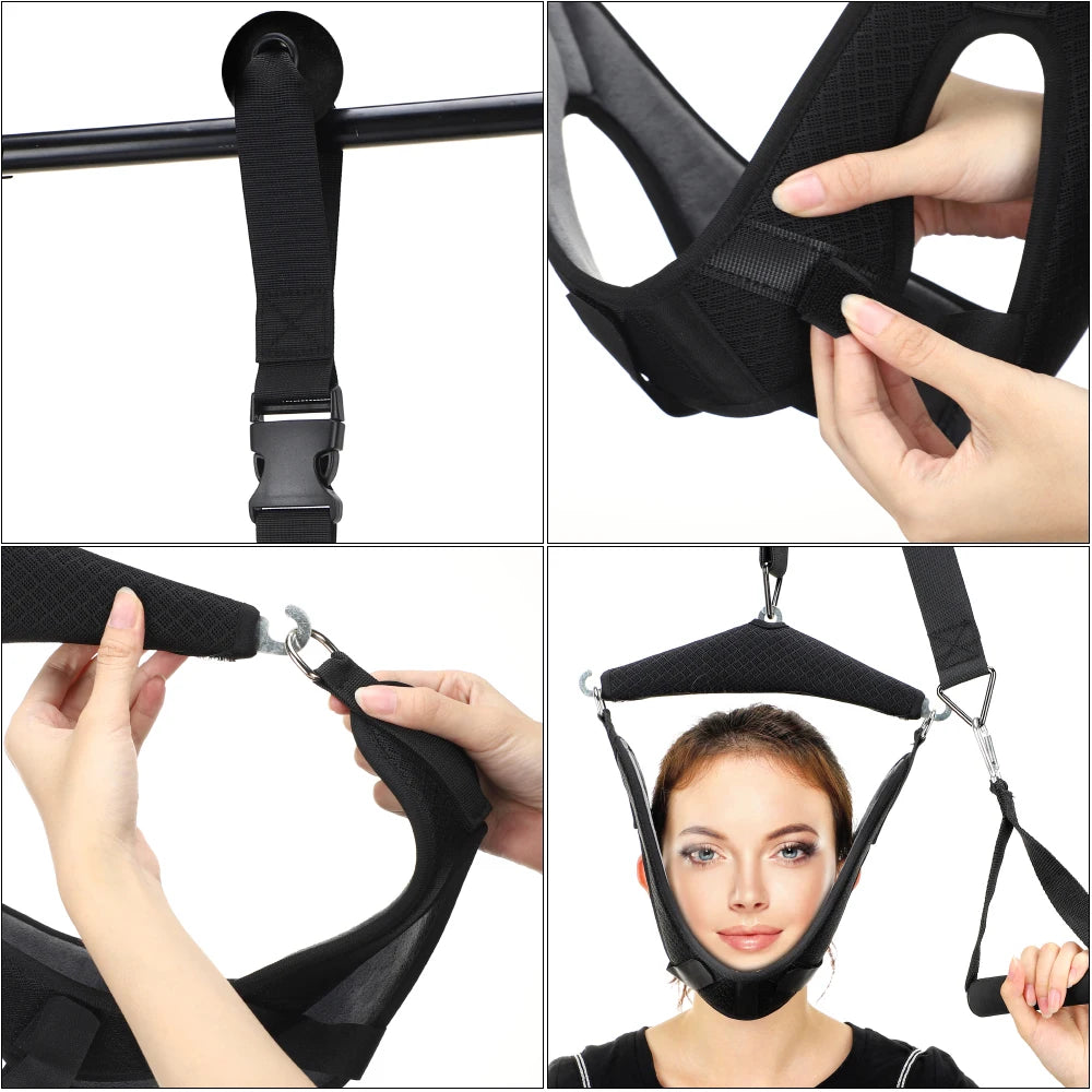 Hailicare Cervical Neck Traction Device For Pain Relief