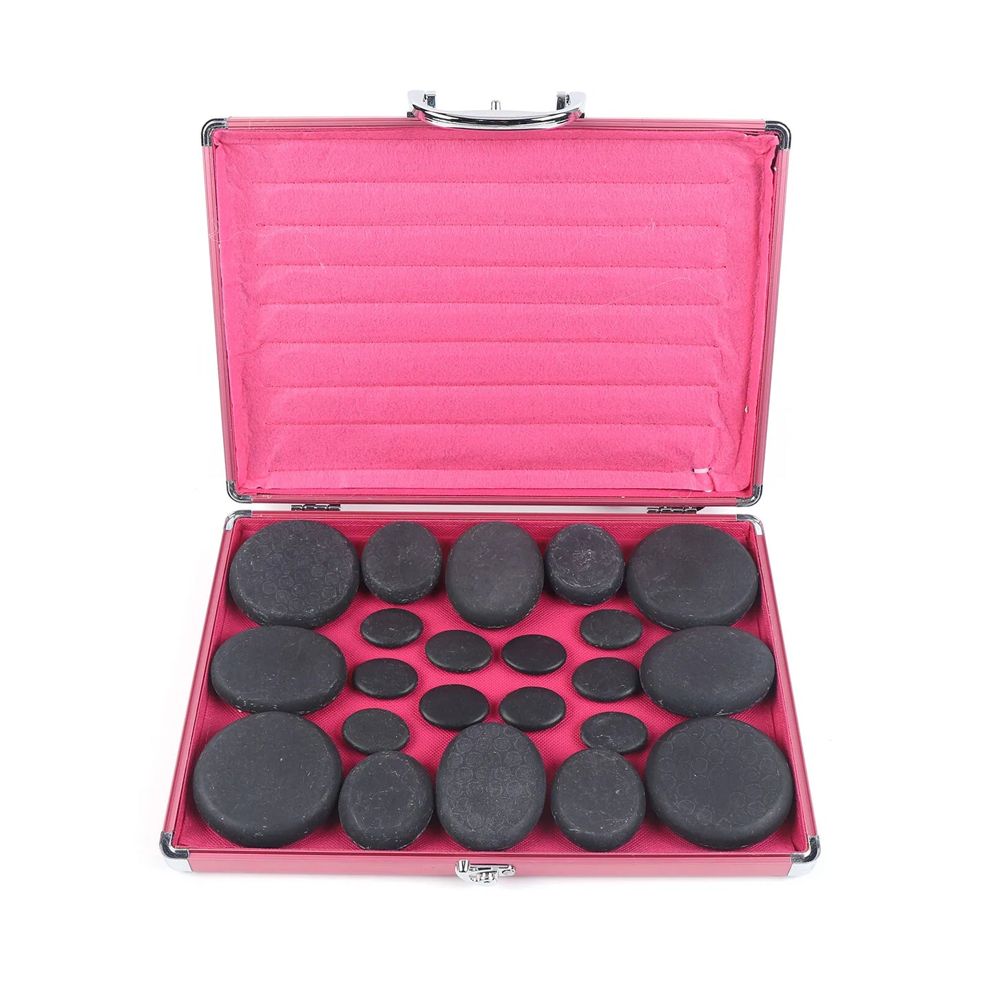 20Pcs Massage Hot Stones With Heater Box 110V US Plug
