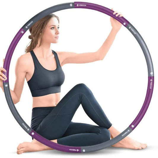 Weighted Fitness Hoop for Effective Home Weight Loss Workouts
