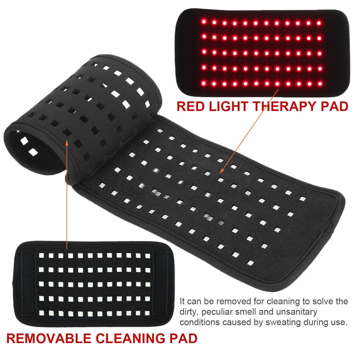 Infrared Light Waist Massager Belt For Back Relief And Relaxation