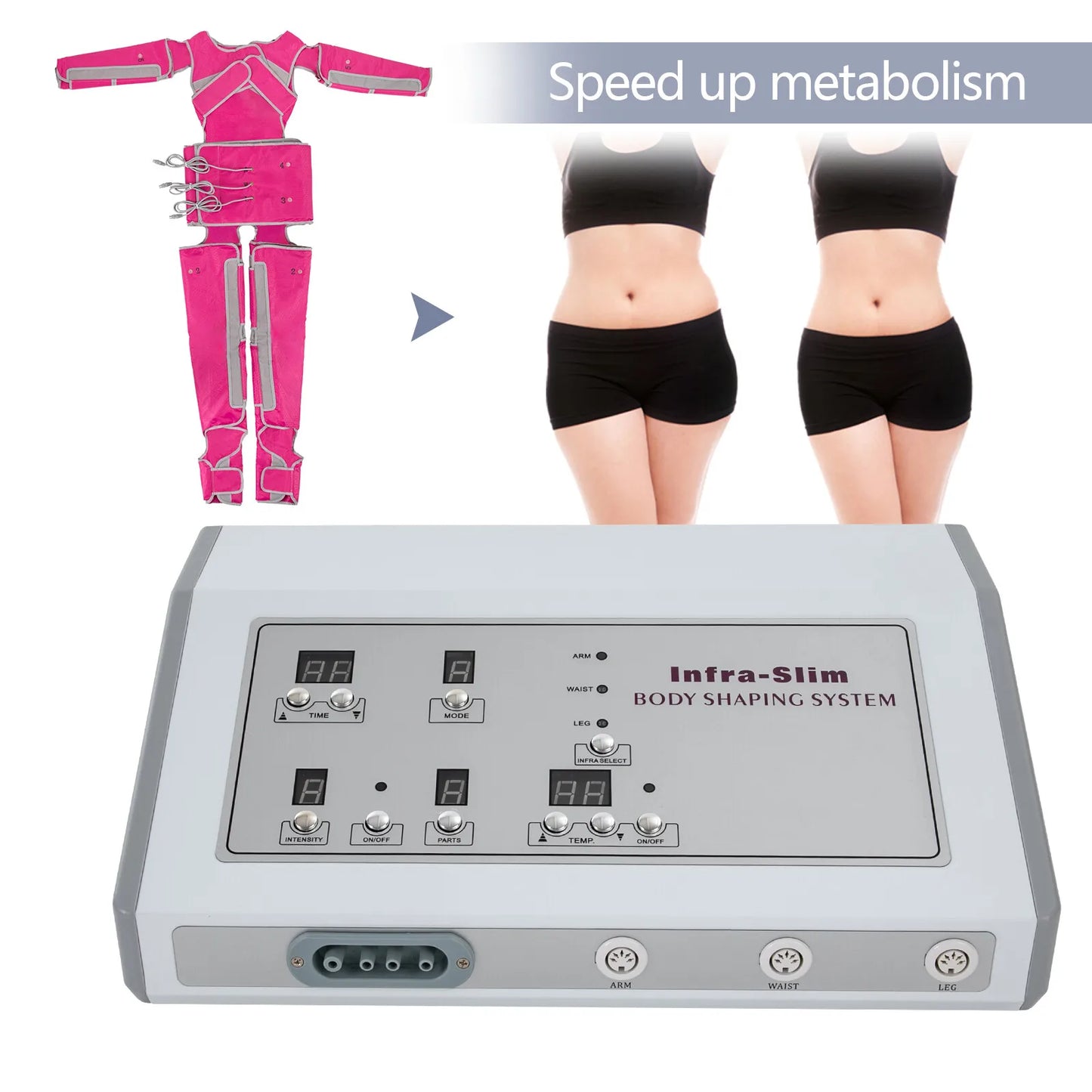 Air Pressure Lymphatic Drainage Pressotherapy Device Full Body Slimming