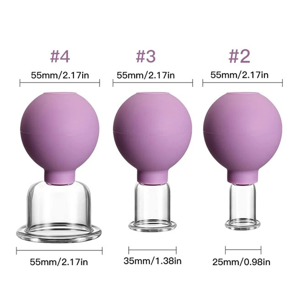 Mokarle Rubber Cupping Face Massager Vacuum Eye Lifting Tool
