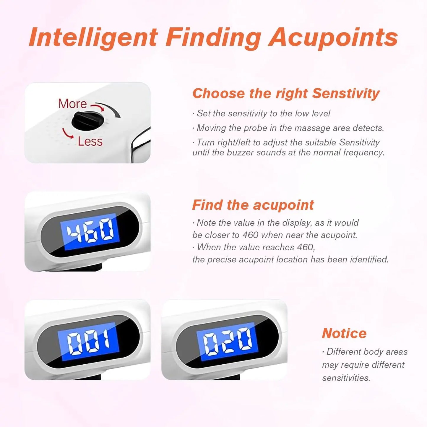 Electronic Acupuncture Pen For Pain Relief And Circulation Rechargeable