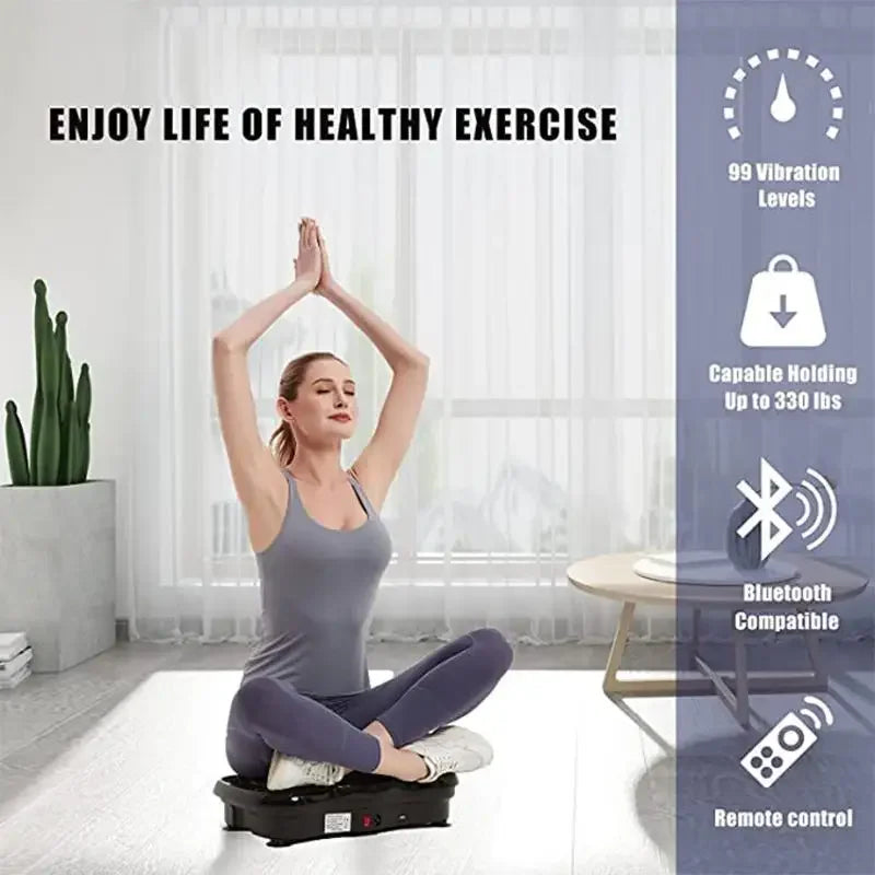 SHFY Vibration Plate Exercise Machine For Full Body Massage