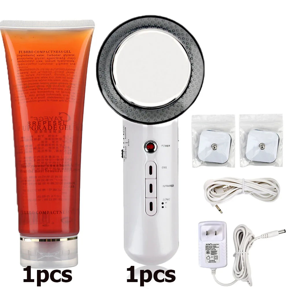 Moajaza 3 In 1 Ultrasonic Cavitation EMS Slimming Massager