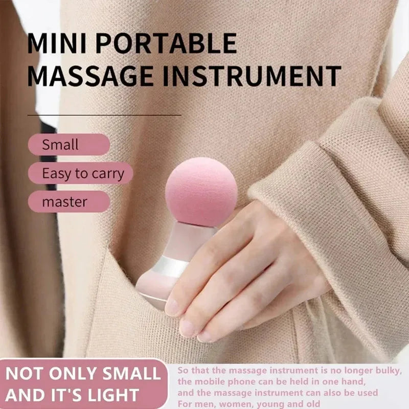 Mini Portable Massage Gun Deep Tissue Percussion Handheld Massager