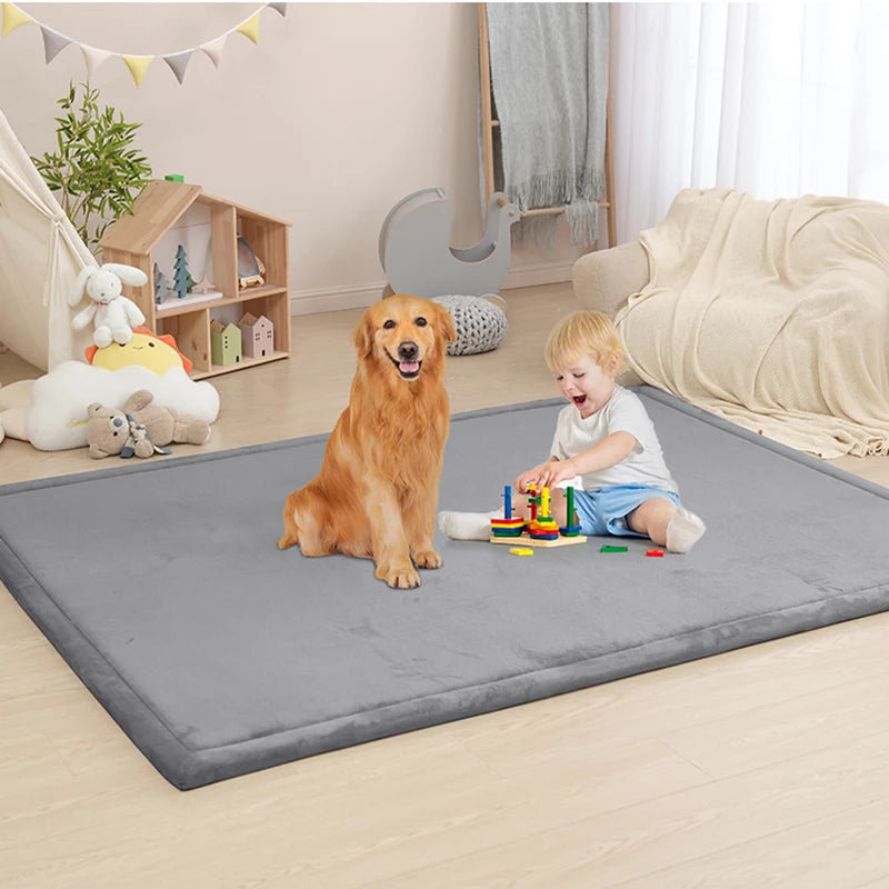 Huloo Sleep Baby Crawling Play Mat Non Slip Thick Foam