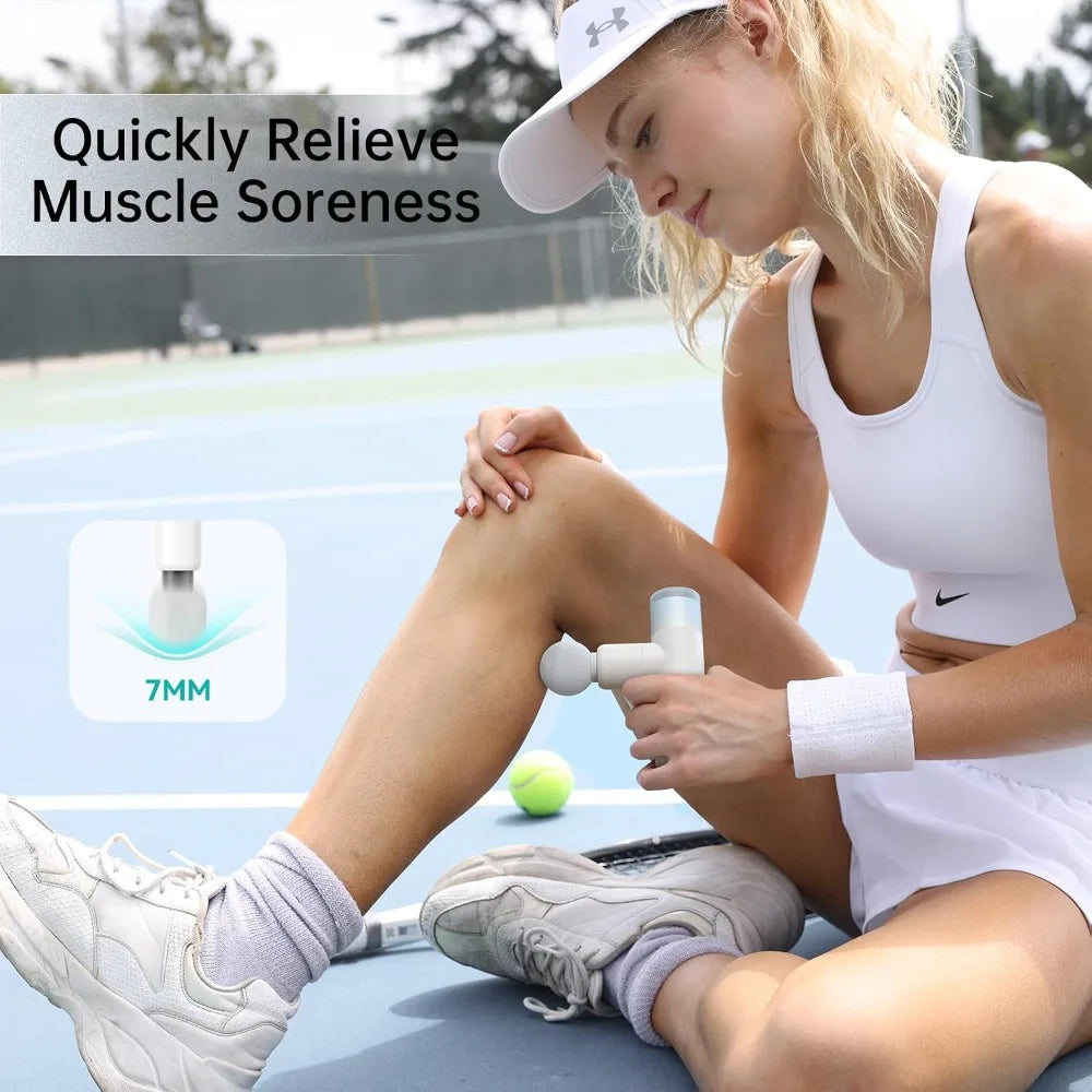 Mini Massage Gun For Pain Relief With Facial Mode 7mm