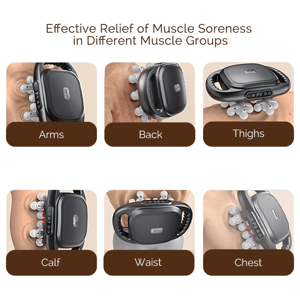 Foreverlily 22-Head Fascia Massage Gun High-Frequency Body Massager