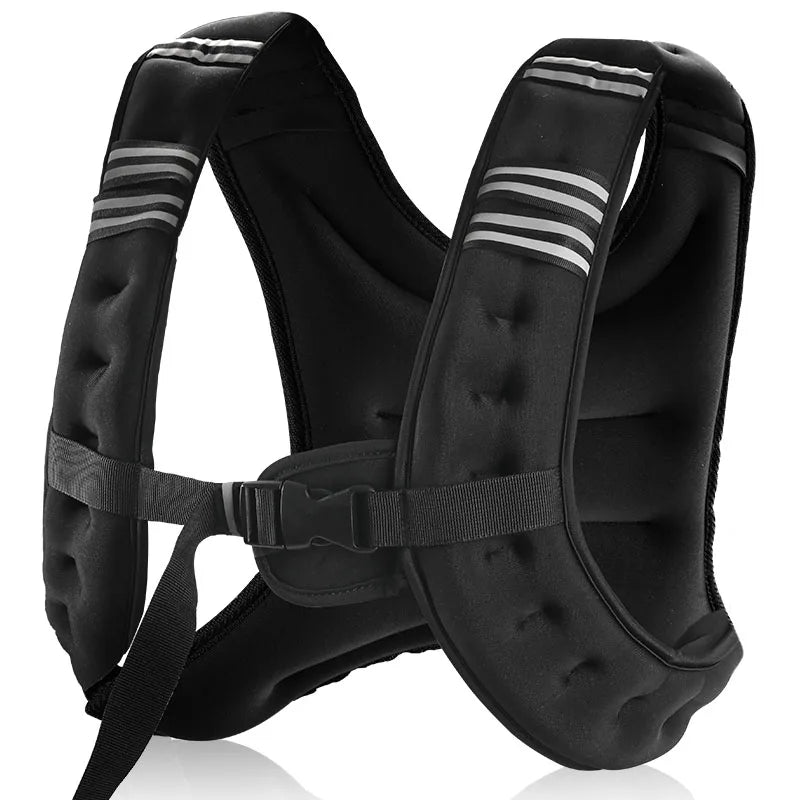 Weight Vest With Reflective Stripe For Workout And Fitness