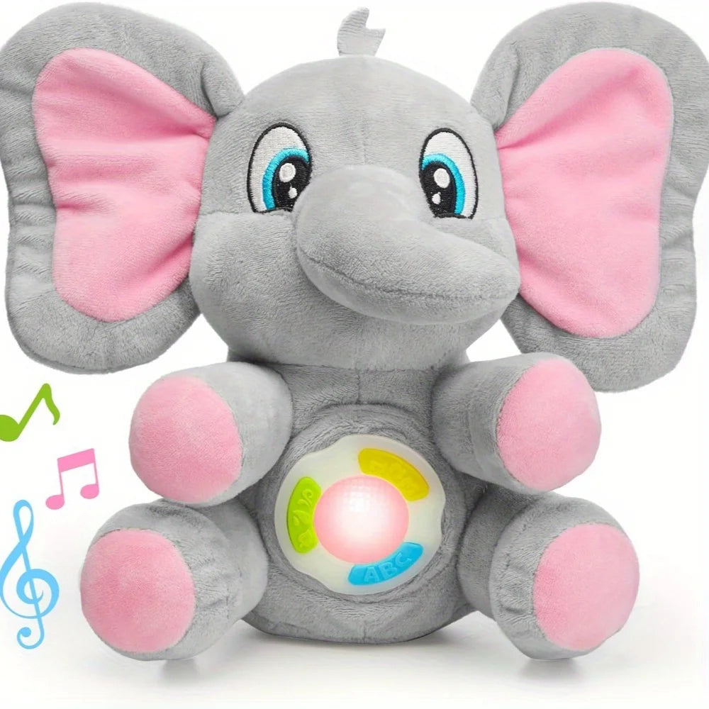 Joyfy Kids Musical Elephant Plush Toy With Music And Lights